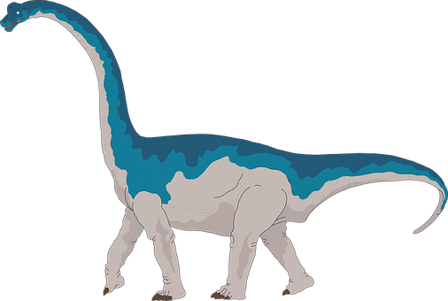 Dinosaur Ancient Reptile Prehistoric Juras - Brachiosaurus Clipart (506x340), Png Download