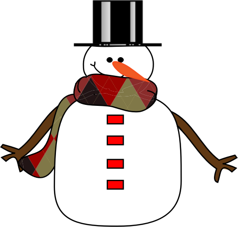 Snowman Free To Use Clipart - Snowman (485x461), Png Download