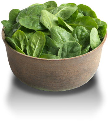 Josie's Organics Baby Spinach In A - Food (357x398), Png Download