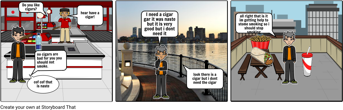 Should Not Smoke - Cartoon (1164x385), Png Download