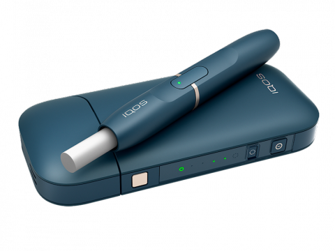 6716 Iqos 008 Holder W&s W Hs Charger Closed Slate - Philip Morris E Cigarette (480x360), Png Download