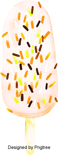 Cartoon Hand-painted Dessert Ice Cream, Sweet Cone, - Dessert (640x640), Png Download