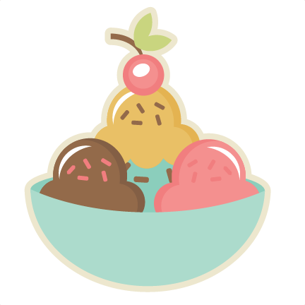 Ice Cream Sundae Clipart - Ice Cream Bowl Clipart (432x432), Png Download