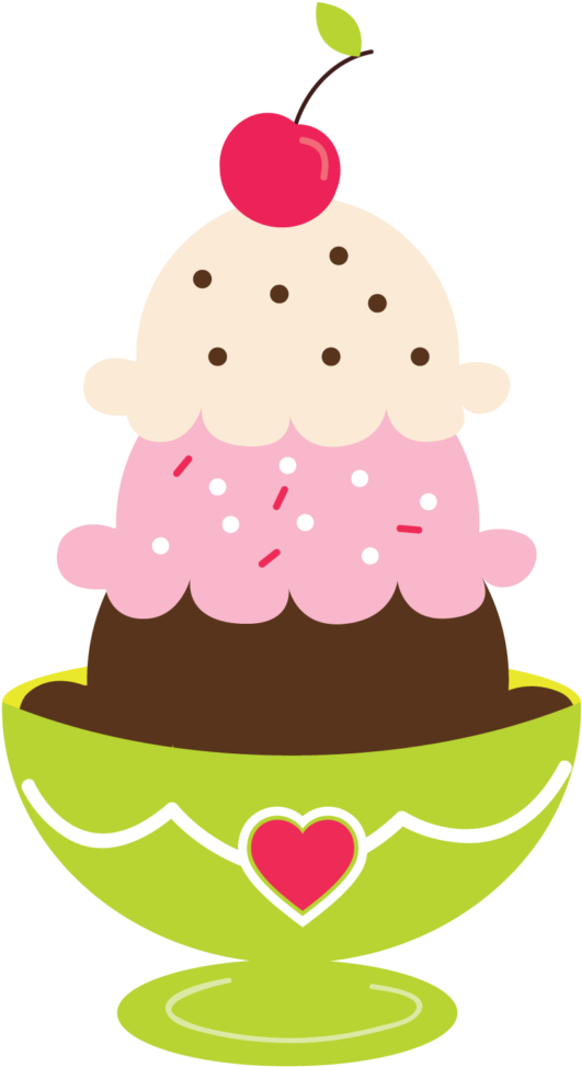 Pin Ice Cream Party Clip Art - Ice Cream Sundae Clipart (454x800), Png Download