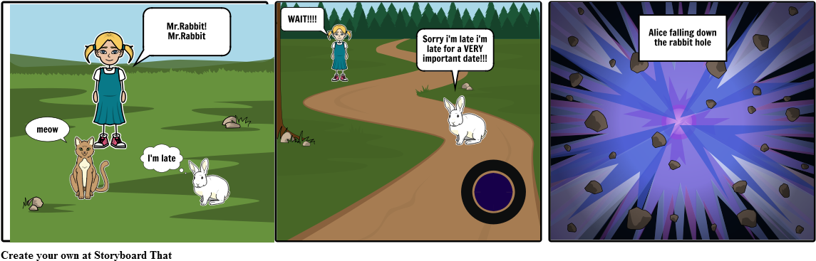 Alice In Wonderland - Cartoon (1164x385), Png Download