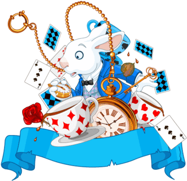 Alice In Wonderland Lookalike Wheelchair Costume Child's - Alice In Wonderland Decorations Shower Curtain Set (480x480), Png Download