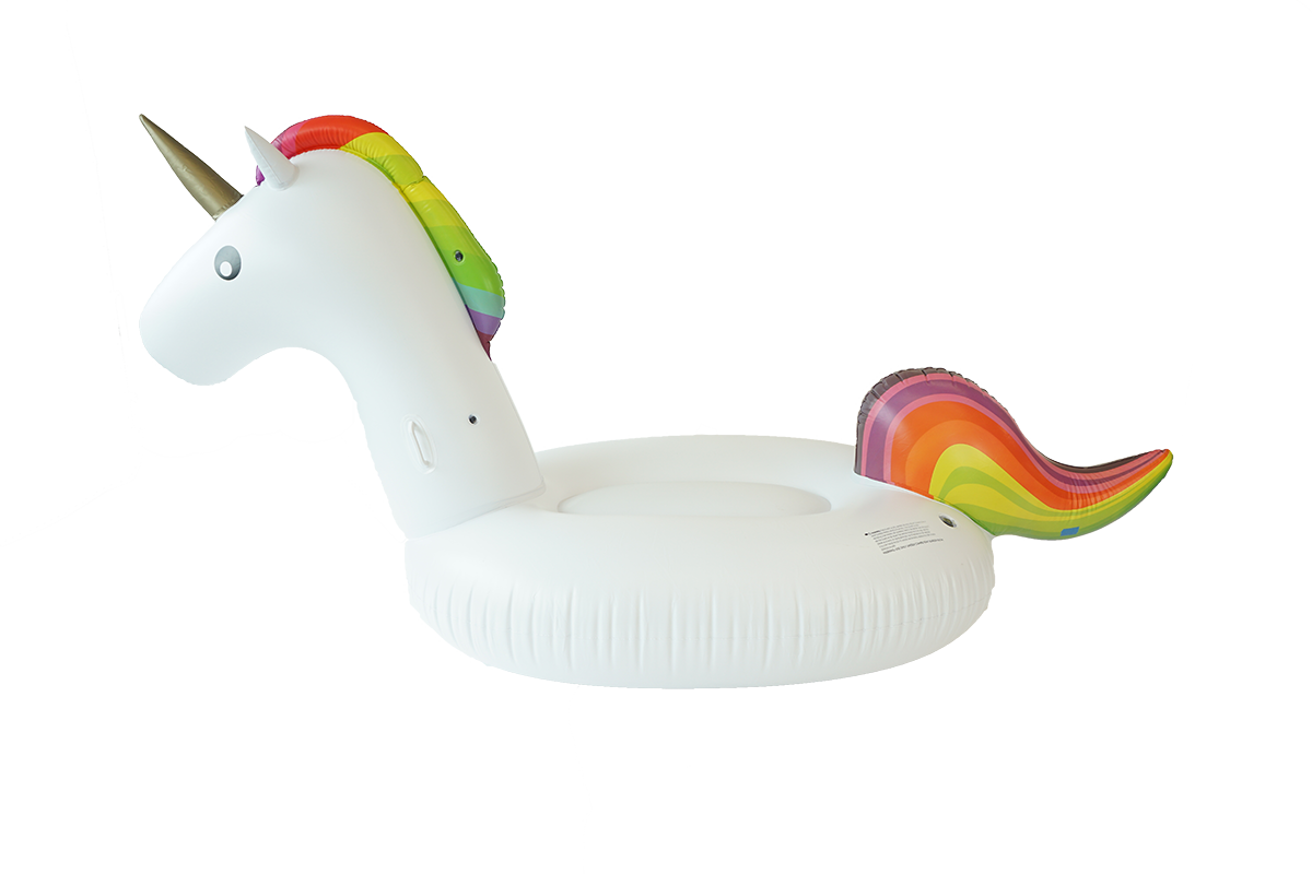 Sunfloats Inflatable Unicorn Pool Floats - Unicorn Pool Float Png (1200x800), Png Download