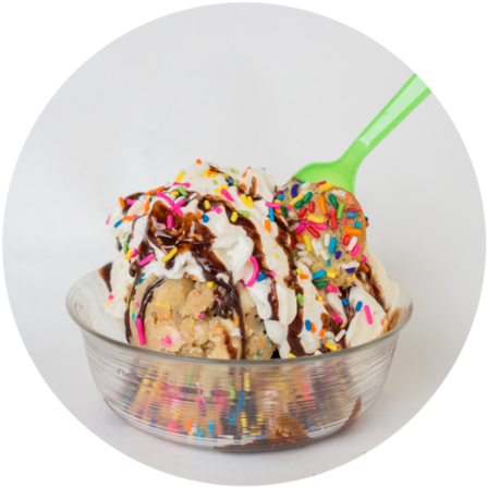 Ice Cream Sundae - Sundae (500x500), Png Download