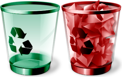 Best Free Recycle Bin Icon Clipart - Red Recycle Bin Icon (420x300), Png Download