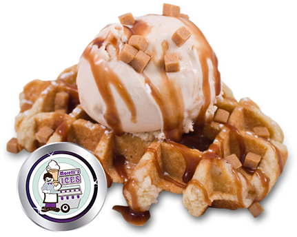 Waffle Ice Cream Png (450x450), Png Download