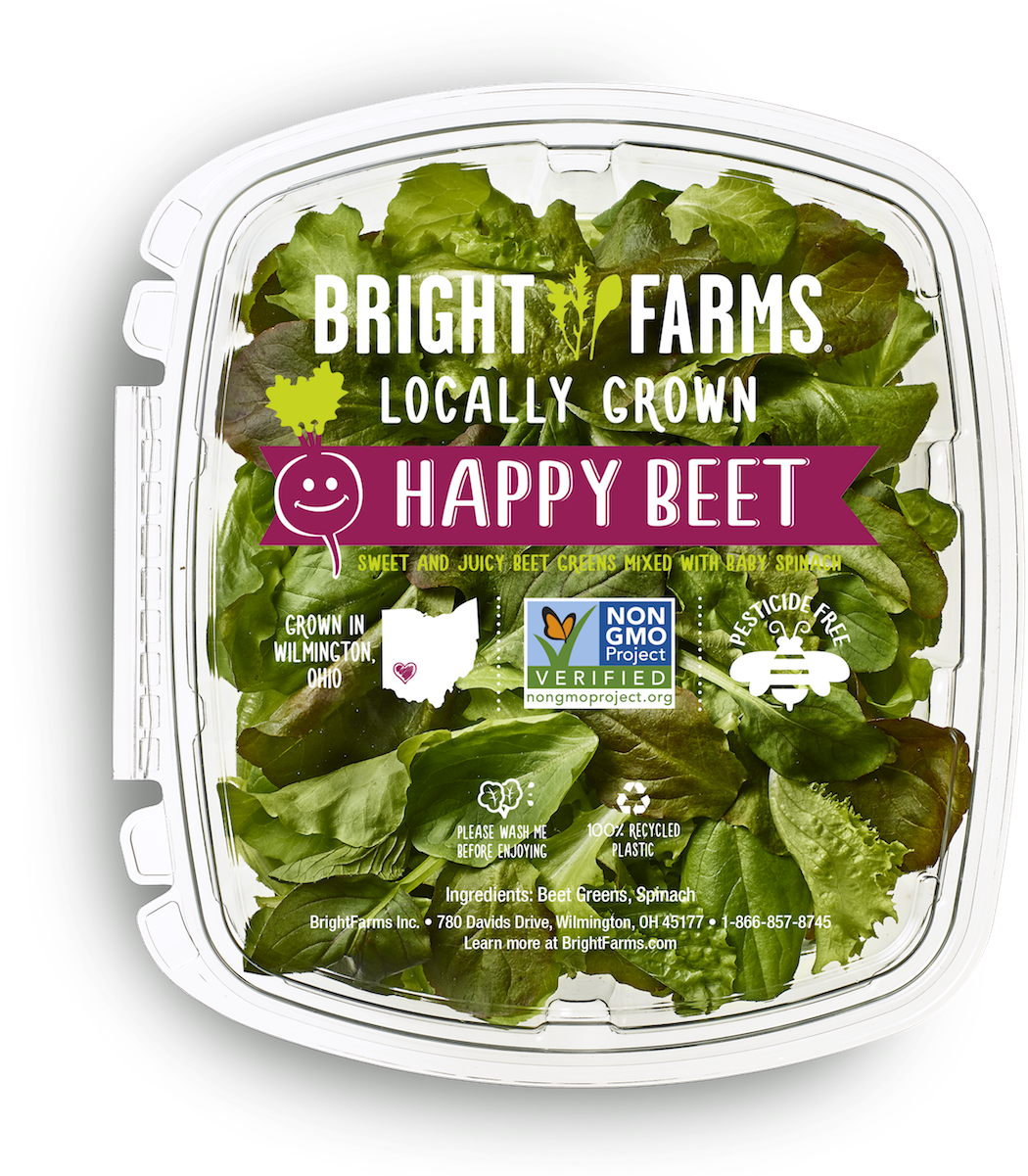 Local Baby Spinach - Bright Farms Salad (1200x1200), Png Download