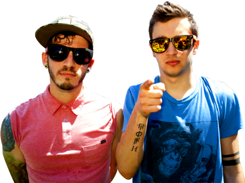 Twenty One Pilots - Tyler And Josh Png (900x656), Png Download
