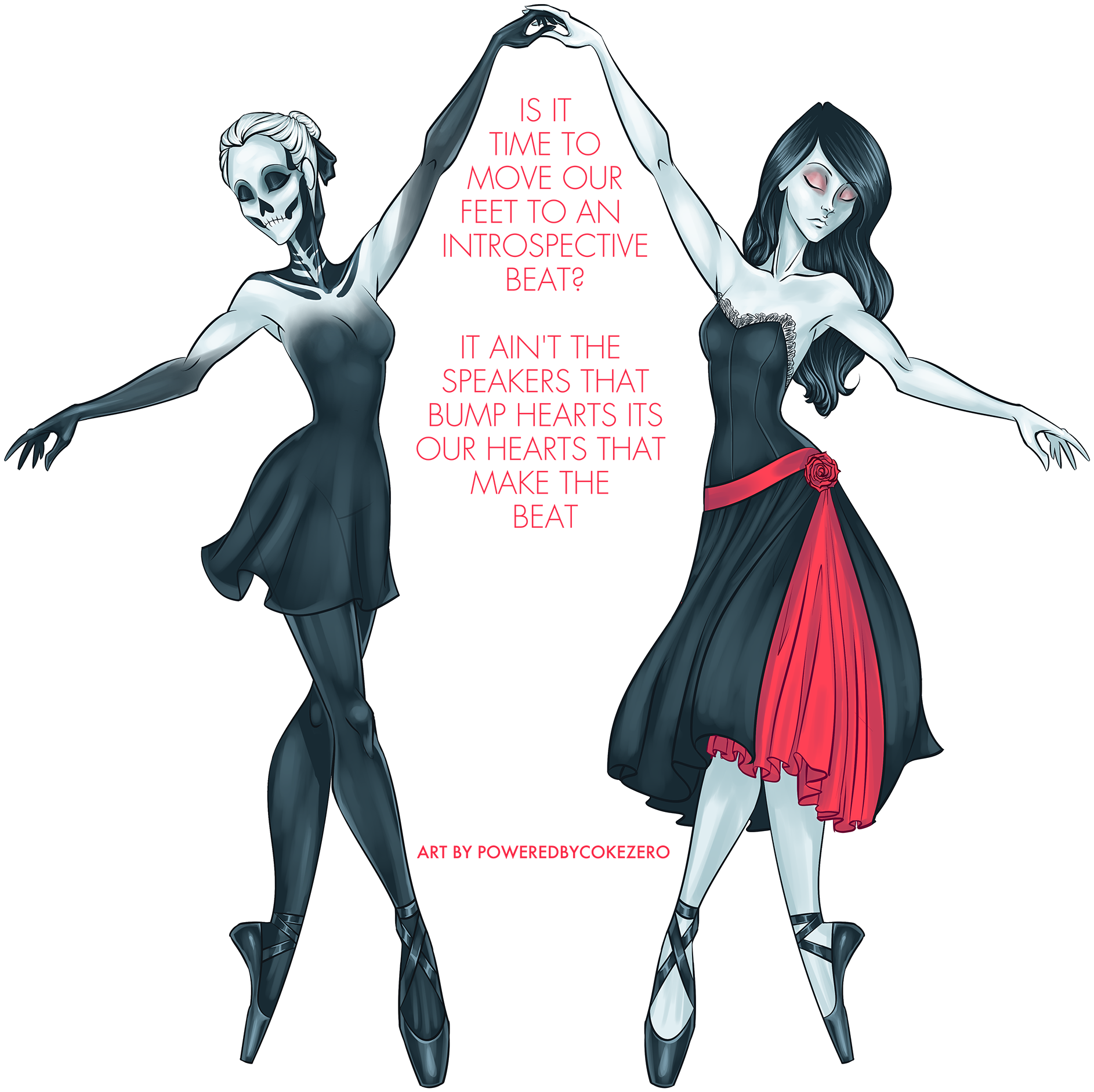 Ballerinas By Poweredbycokezero On Deviantart Svg Transparent - Twenty One Pilots Art (2105x2232), Png Download