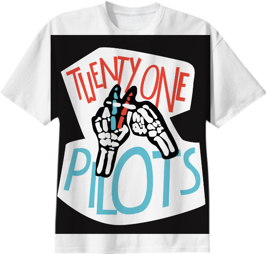 Shop Twenty One Pilots Cotton T-shirt By Rbowman - Twenty One Pilots Hands Symbol (856x820), Png Download