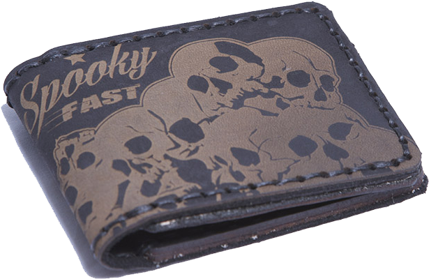 Spooky Fast Skull Pile Wallet - Wallet (819x792), Png Download