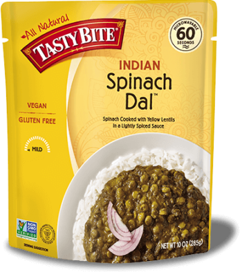 Spinach Dal - Tasty Bite Madras Lentils (350x393), Png Download