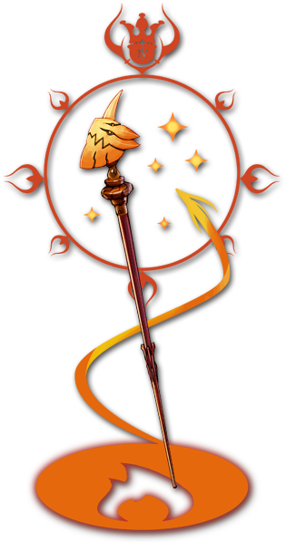 Red Cane - Japanese Talisman Png (367x605), Png Download