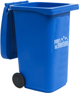 Lockable Secure Wheelie Bins For Confidential Destruction - Bin Png (400x338), Png Download