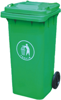 Bin Recycling Green - 120 Litre Wheelie Bin (colour: Dark Grey) (400x400), Png Download