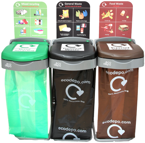 Our Best Sellers - Recycling Bin (480x499), Png Download