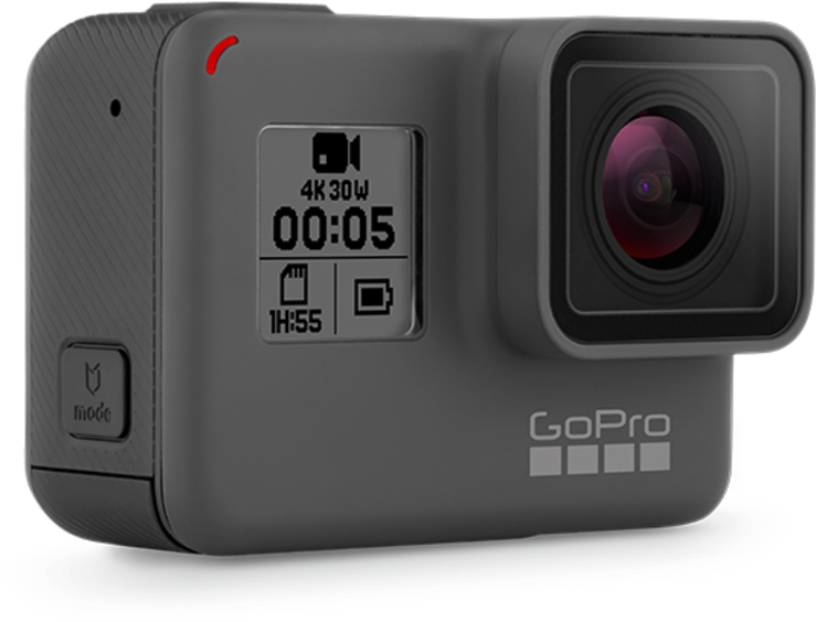 Gopro Hd Hero5 4k Action Camera With Screen - Gopro Hero 5 Png (1000x572), Png Download