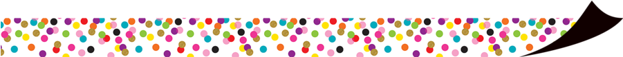 Tcr77149 Confetti Magnetic Border Image - Teacher Created Resources Confetti Magnetic Border (900x900), Png Download