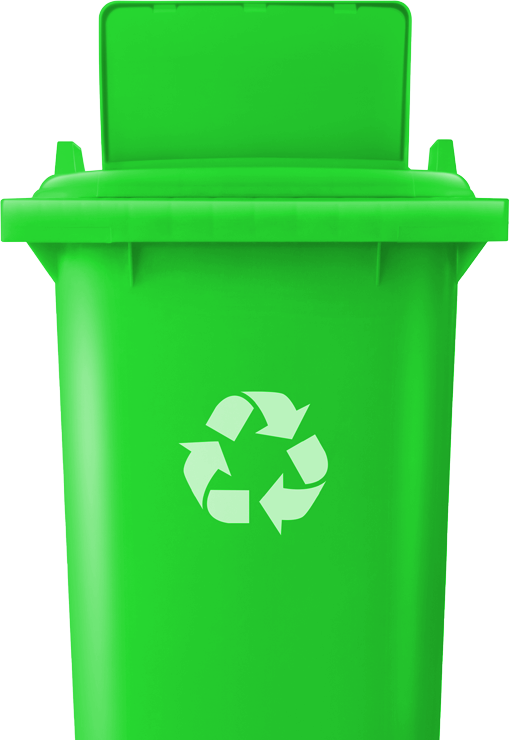 Photo Of Recycling Bin - Recycling Bin (511x740), Png Download