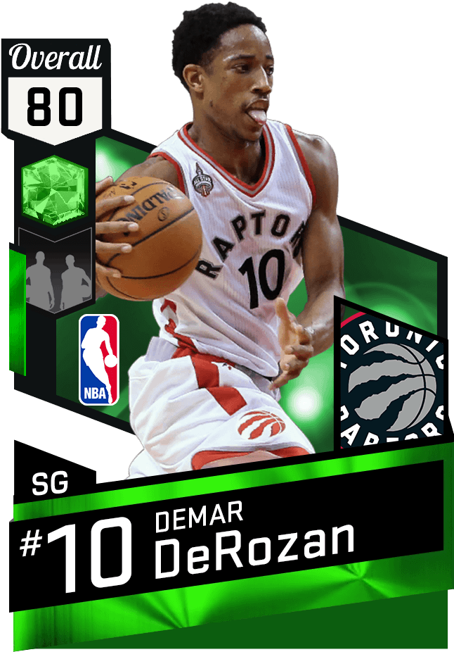 Mtdb Nba 2k17 - Demar Derozan Nba 2k17 (651x941), Png Download