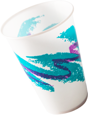 90s Cup Png - Blue Hawaii (344x451), Png Download