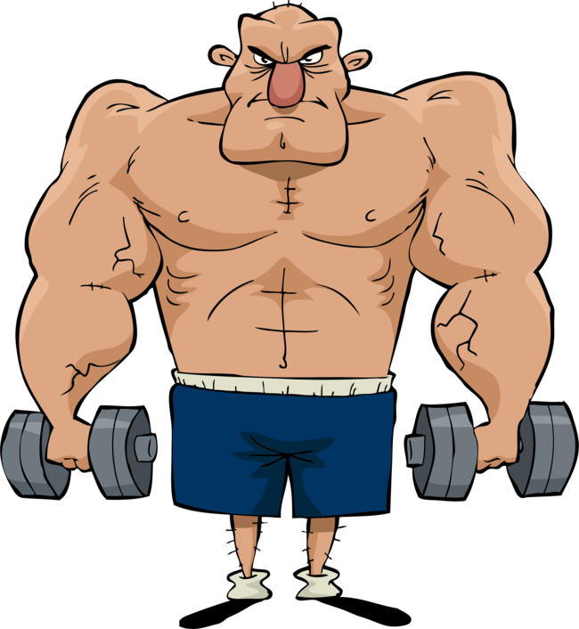 Seeing The “men” In Mental Illness - Muscle Man Clipart (650x706), Png Download