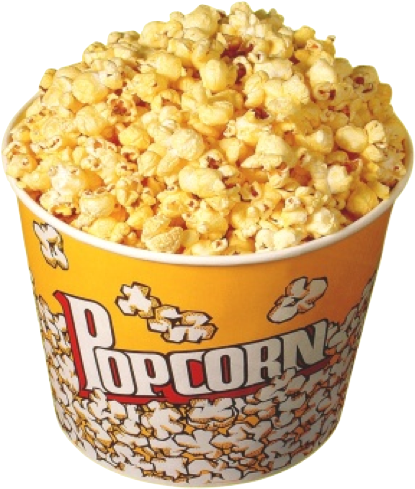 Movie Popcorn Png - Pop Corn (444x543), Png Download