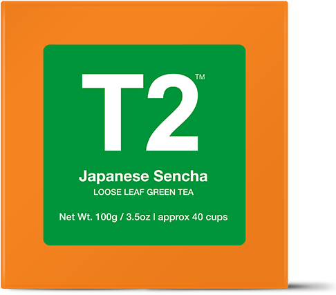 Japanese Sencha Loose Leaf Gift Cube - T2 Tea Jade Mountain (555x555), Png Download