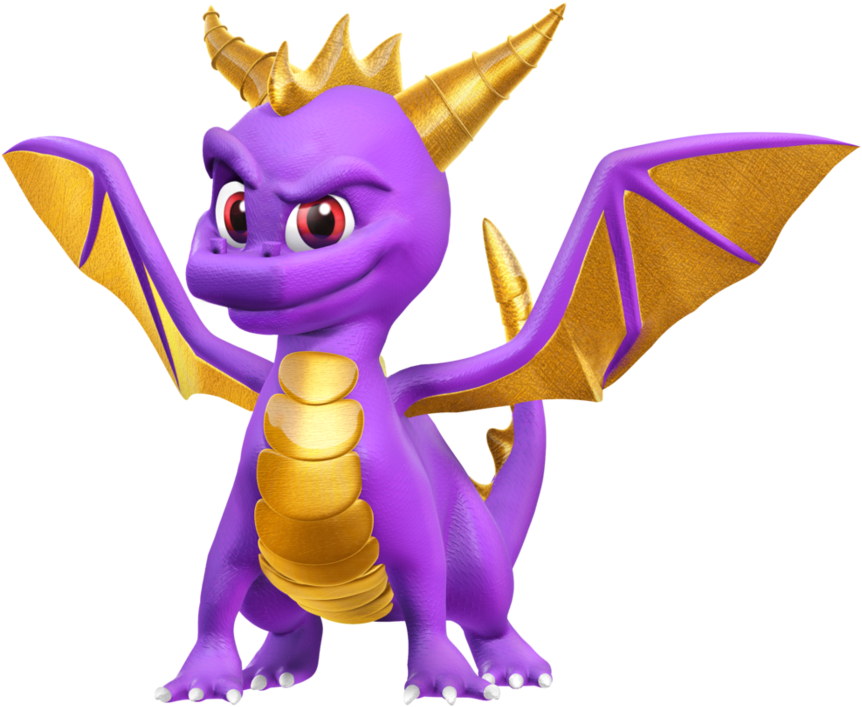 Spyro The Dragon Render By Nibroc Rock-d94dgvv - Spyro Super Smash Bros Ultimate (894x894), Png Download