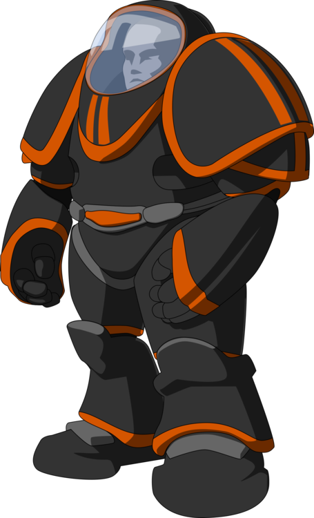 Spaced Armour Space Suit Cartoon Astronaut - God Clip Art (455x750), Png Download