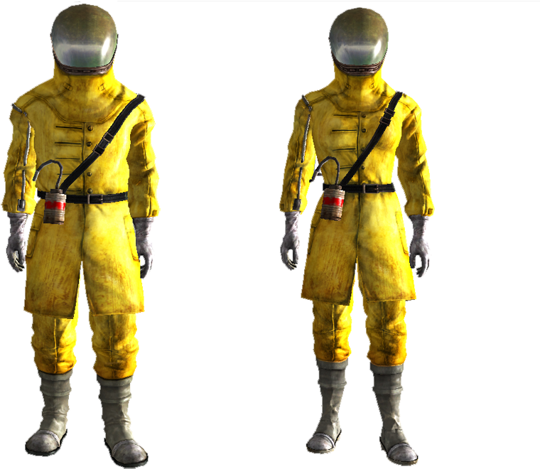 Radiation Suit - Fallout Radiation Suit (900x675), Png Download