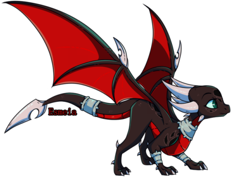 Finished That Cynder Doodle, And I'm So Happy With - Cynder The Dragon (500x386), Png Download