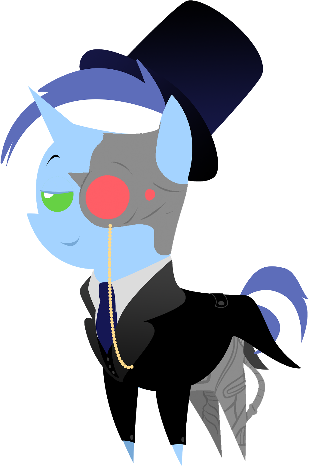 Pointy High Society Borg - Drawing (1103x1600), Png Download