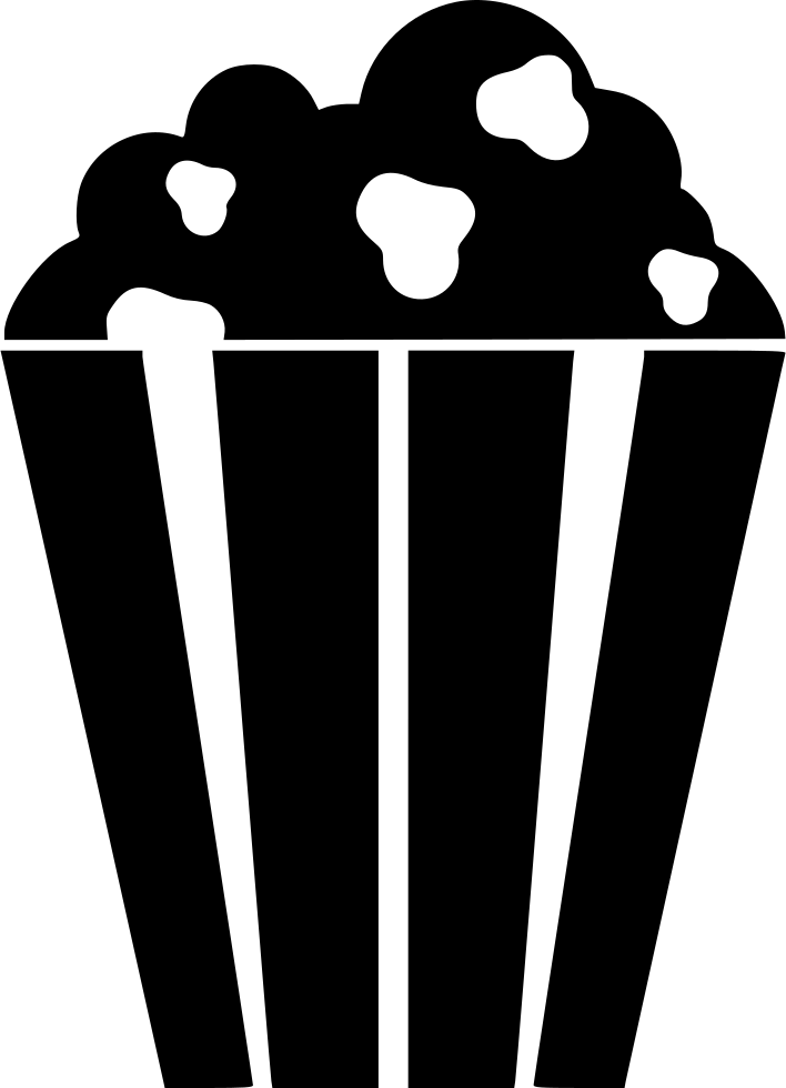 Popcorn Movie Fun Maize Sweet Theatre Comments - Illustration (708x980), Png Download