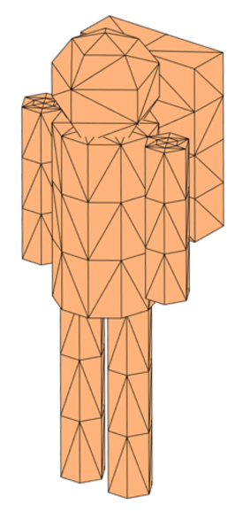 Thermos Spacesuit Model From Ref - Triangle (372x641), Png Download