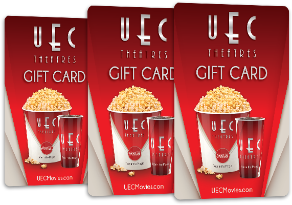Uec Gift Cards - United Entertainment Corporation (587x410), Png Download