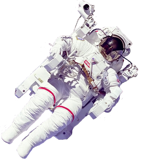 Astronaut Space Suit Transparent - Astronaut Transparent (600x673), Png Download