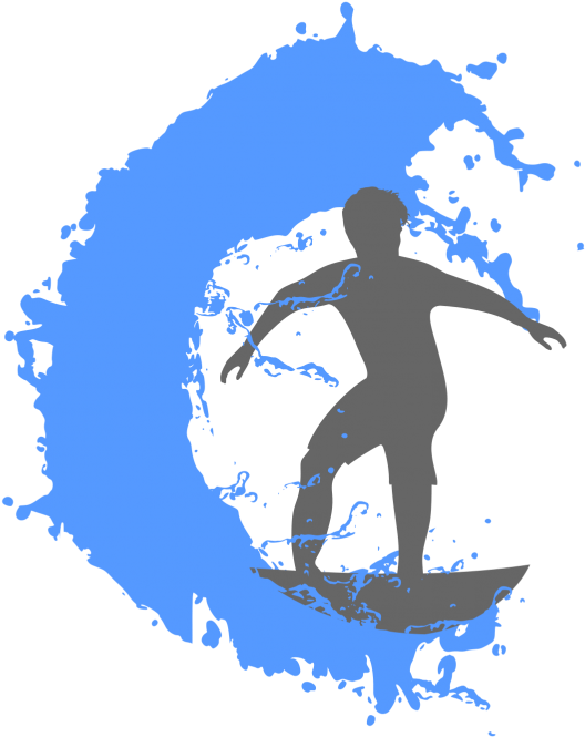 Image Free Library Surf Vector Png Bali - Surf Logo (820x820), Png Download
