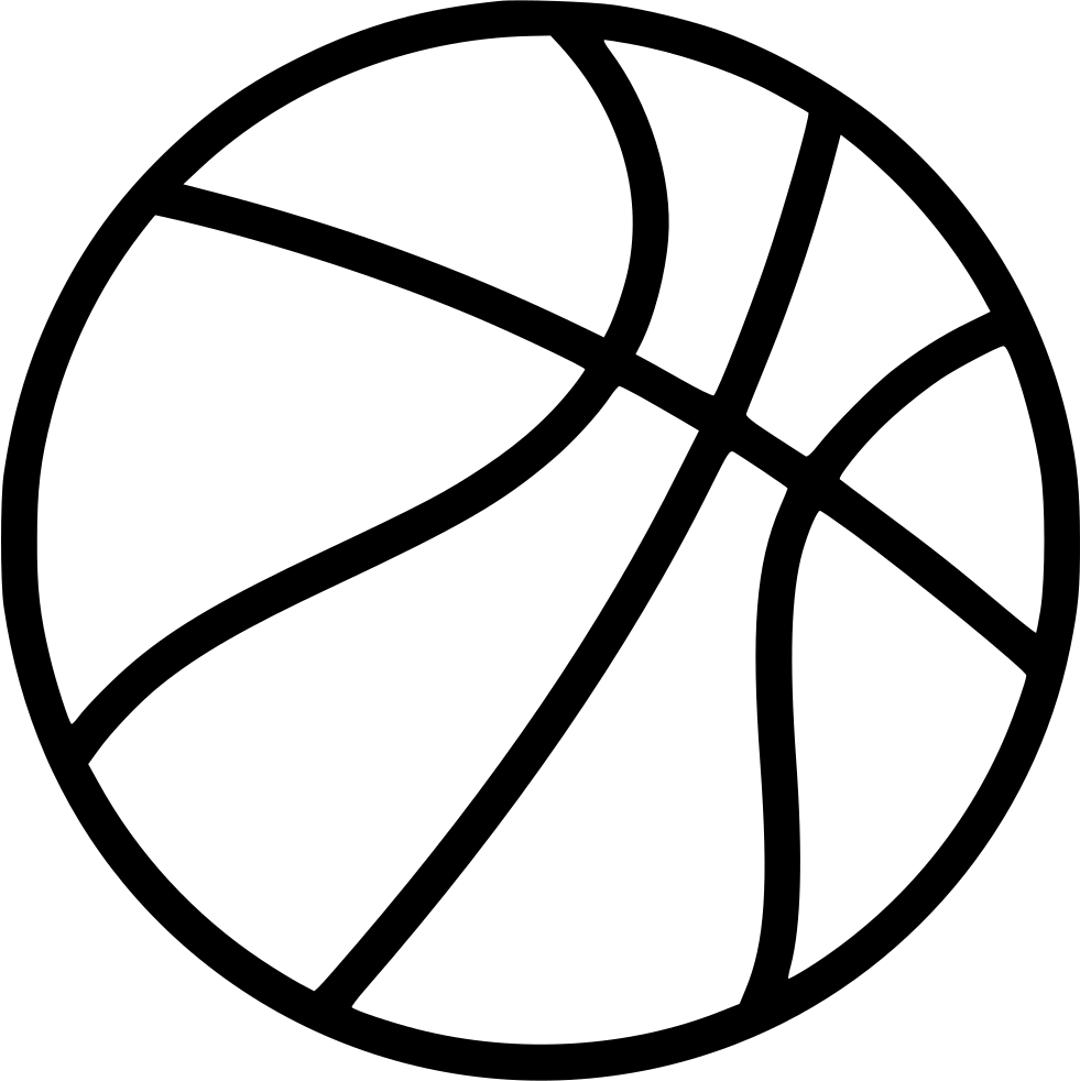 Basketball Free Icon - Basketball Png Icon (981x982), Png Download