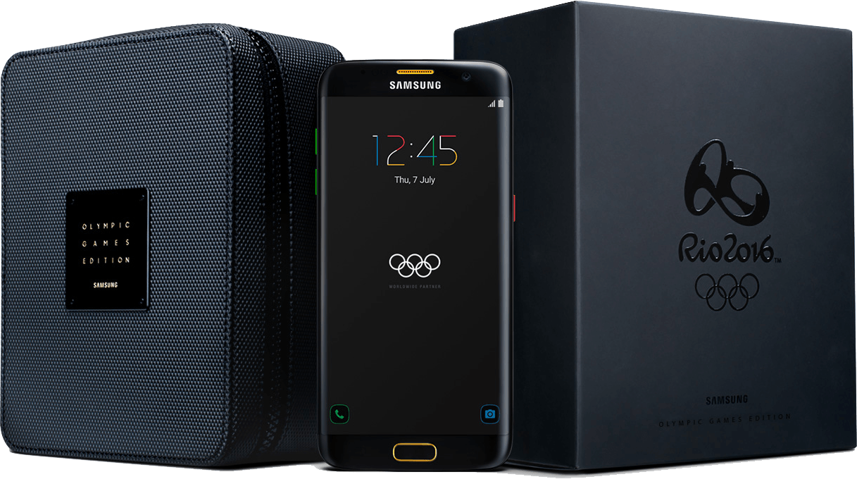Galaxy S7 Edge Olympic Edition (1217x680), Png Download