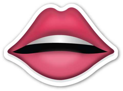 261 Images About Png Emoji On We Heart It - Emoji Whatsapp Png Mouth (480x355), Png Download