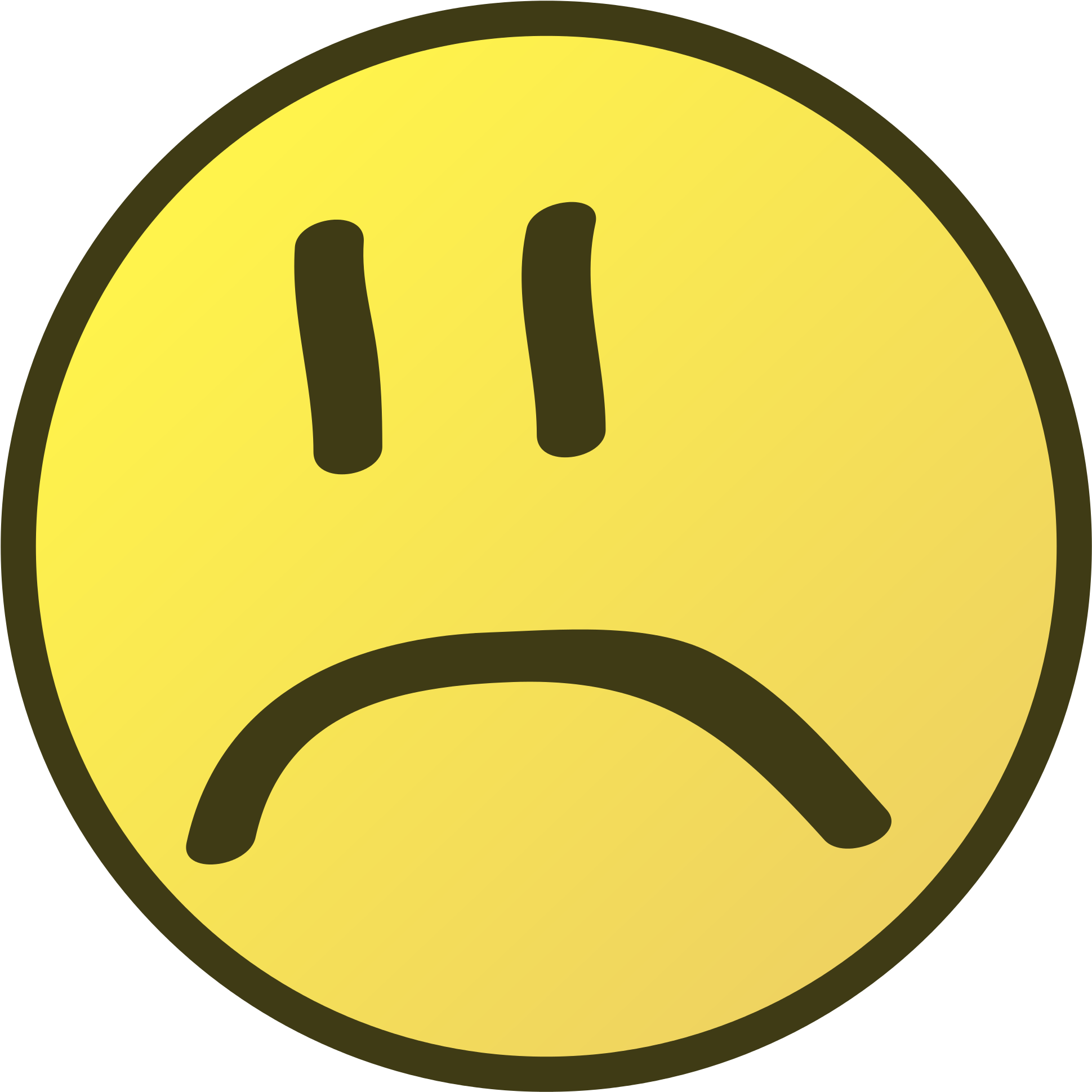 240 × 240 Pixels - Sad Smile Png (480x480), Png Download