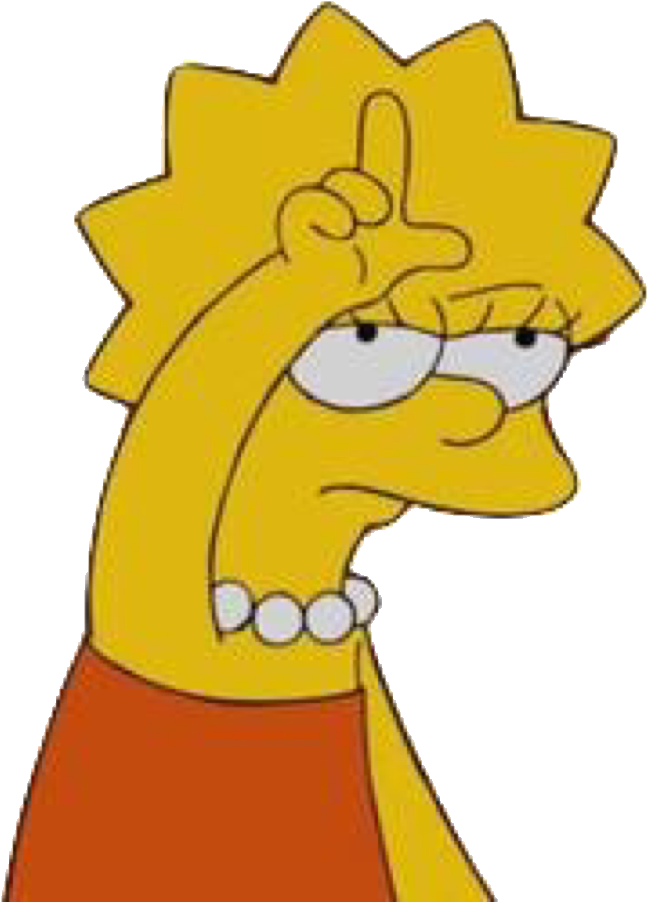 Lisa Art Png Stickers Simpsons Snow Loser Freetoedit - Simpsons Stickers For Snapchat (1024x1024), Png Download