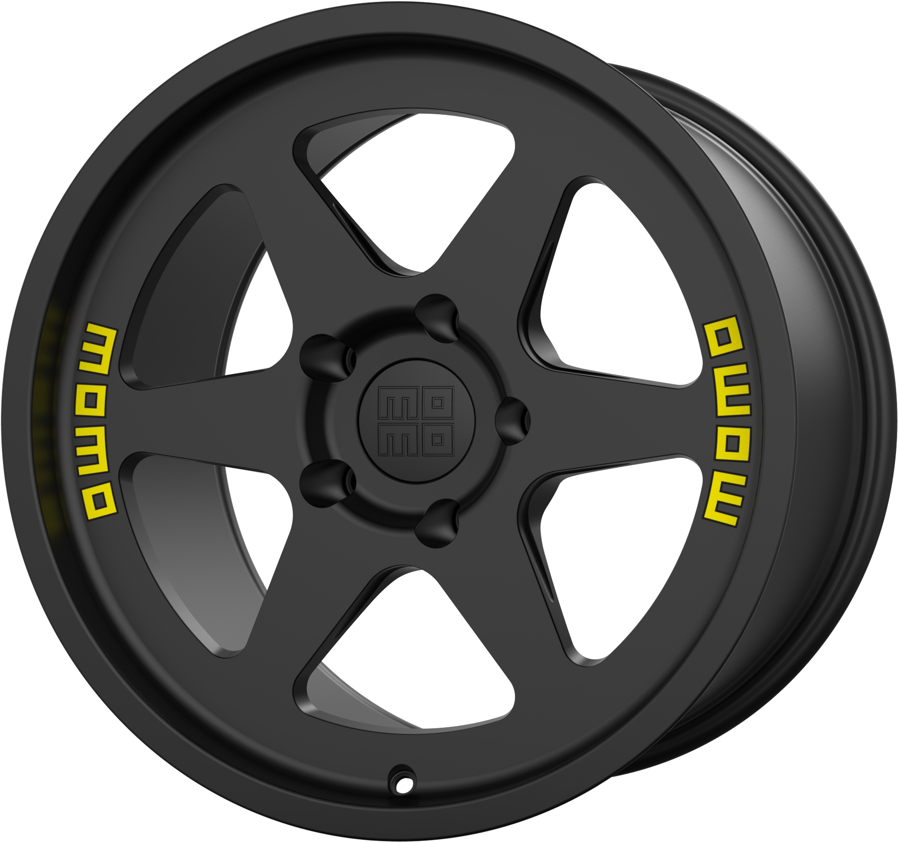 Momo Heritage Lip35 Matte Black - Momo Heritage 6 Wheels (2000x2000), Png Download