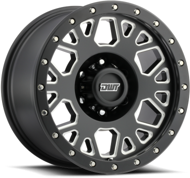 Dwt Matomi Wheel Satin Black Milled 6lug Truck Ford - Method Race Wheels Nv (400x400), Png Download
