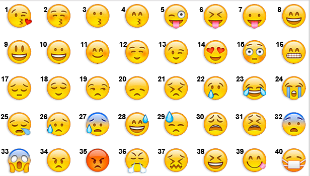 Caras Emoticones - Emojis (616x350), Png Download
